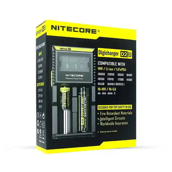 Nitecore Digicharger D2 EU Charger Vape Accessories United Kingdom