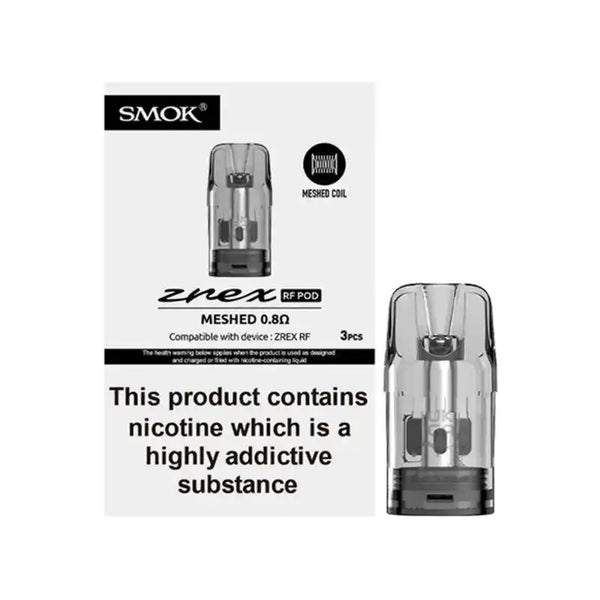 SMOK Zrex RF Replacement Pods Refillable Pod Vape United Kingdom