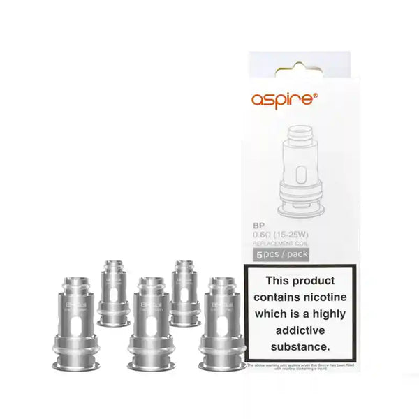 Aspire BP Coils Replacement 0.6 Ohm Vape Coils United Kingdom