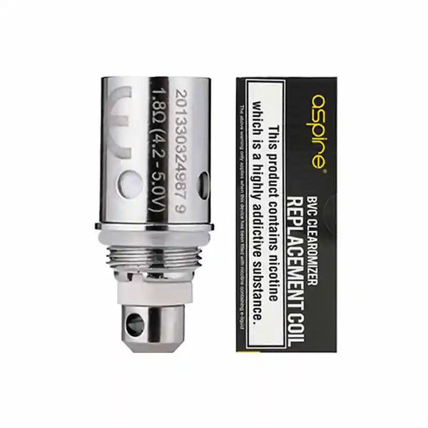 Aspire BVC Coils Replacement 1.8 Ohm Vape Coils United Kingdom