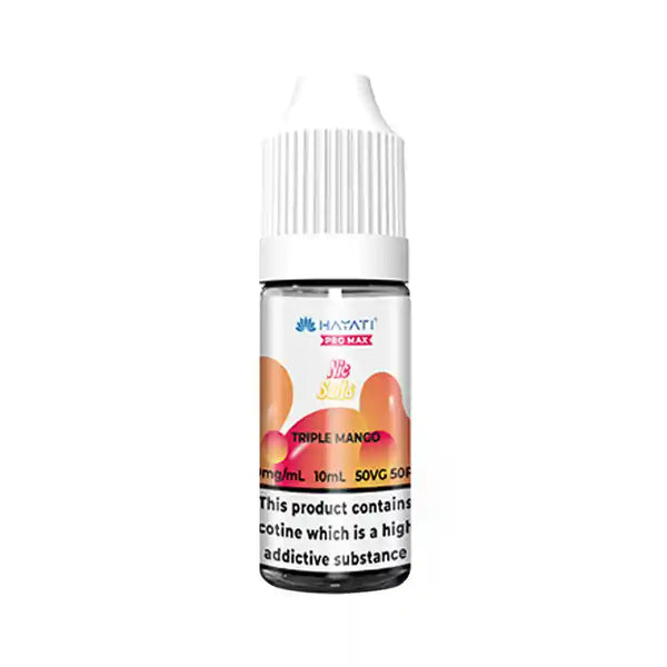Hayati Pro Max Nic Salt E-Liquids Box of 10 Triple Mango / 10mg Vape Liquids United Kingdom