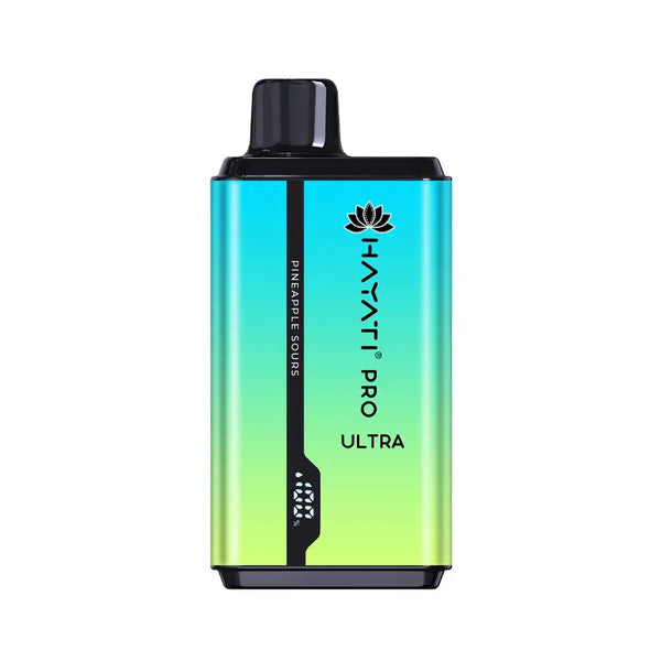 Hayati Pro Ultra 15000 Disposable Vape | Zero Nicotine Pineapple sours Vape Kit United Kingdom