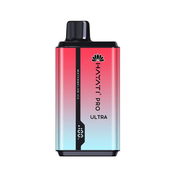 Hayati Pro Ultra 15000 Disposable Vape | Zero Nicotine Watermelon Ice Vape Kit United Kingdom
