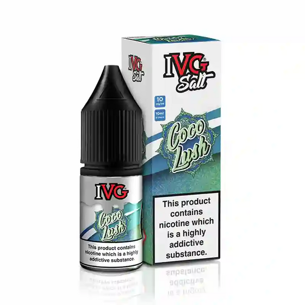 IVG Nic Salt E-Liquids Box of 10 Coco Lush / 10mg Vape Liquids United Kingdom