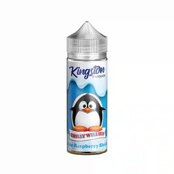 Kingston Chilly Willies Range 100ml Shortfill E-liquids Blue Raspberry Slush Vape Liquids United Kingdom