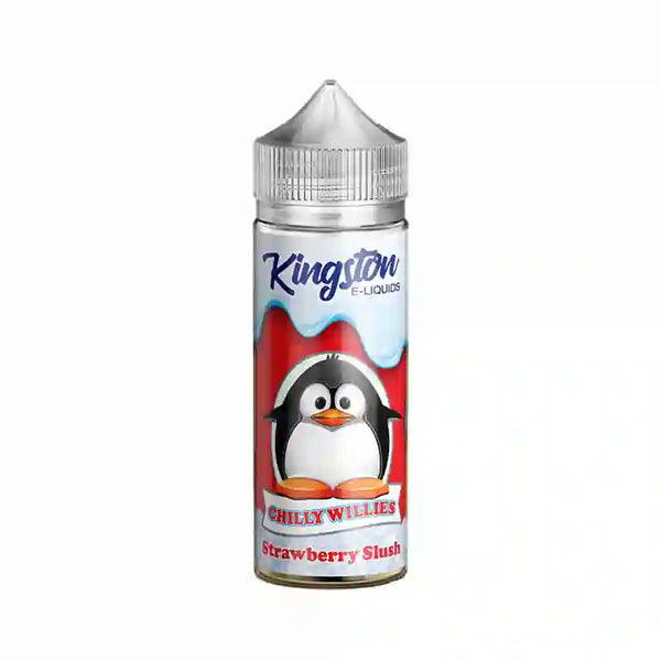 Kingston Chilly Willies Range 100ml Shortfill E-liquids Strawberry Slush Vape Liquids United Kingdom