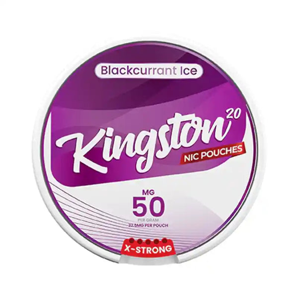 Kingston Nicotine Pouches Blackcurrant Ice / 50mg Nicotine Pouches United Kingdom