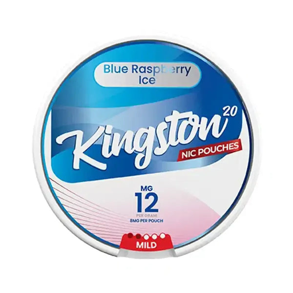 Kingston Nicotine Pouches Blue Raspberry Ice / 12mg Nicotine Pouches United Kingdom