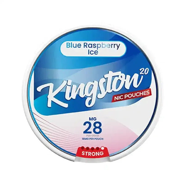Kingston Nicotine Pouches Blue Raspberry Ice / 28mg Nicotine Pouches United Kingdom