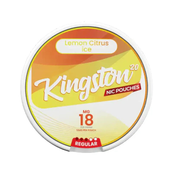 Kingston Nicotine Pouches Lemon Citrus Ice / 18mg Nicotine Pouches United Kingdom