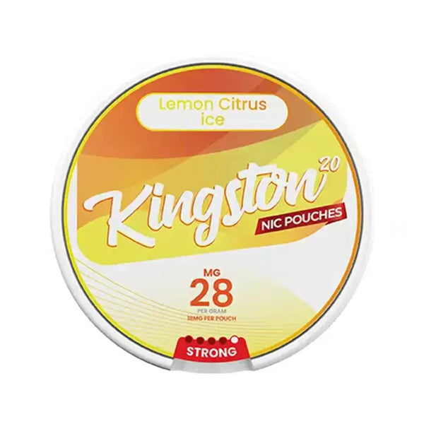 Kingston Nicotine Pouches Lemon Citrus Ice / 28mg Nicotine Pouches United Kingdom