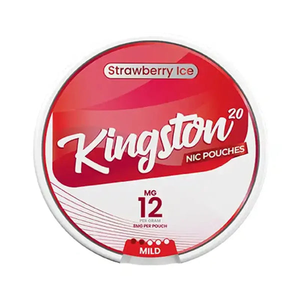 Kingston Nicotine Pouches Strawberry Ice / 12mg Nicotine Pouches United Kingdom
