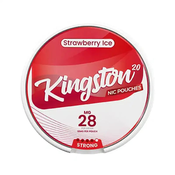Kingston Nicotine Pouches Strawberry Ice / 28mg Nicotine Pouches United Kingdom