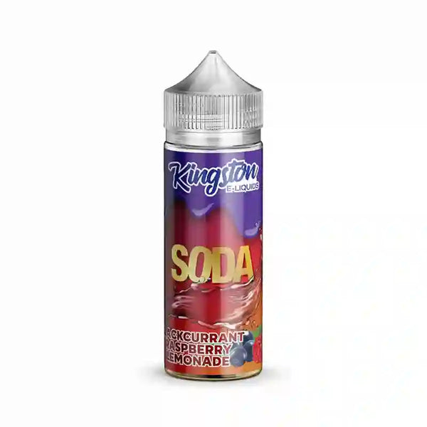 Kingston Soda Range 100ml Shortfill E-liquids Blackcurrant Raspberry Lemonade Vape Liquids United Kingdom