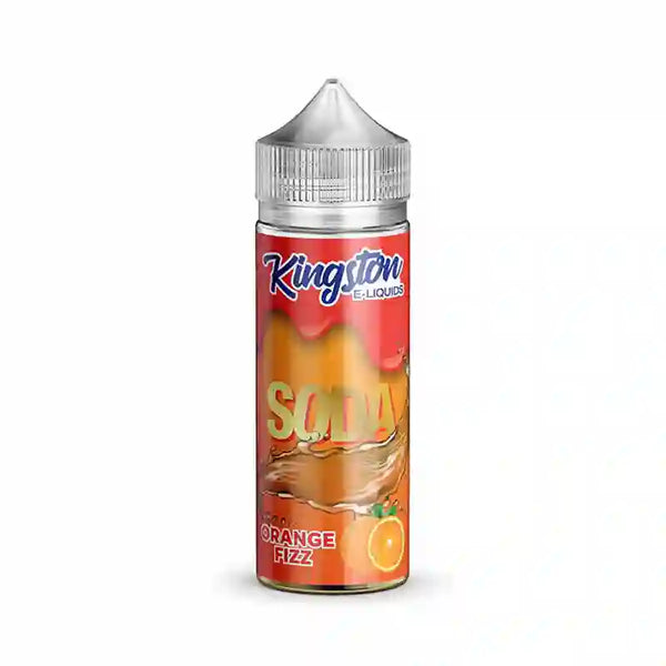 Kingston Soda Range 100ml Shortfill E-liquids Orange Fizz Vape Liquids United Kingdom