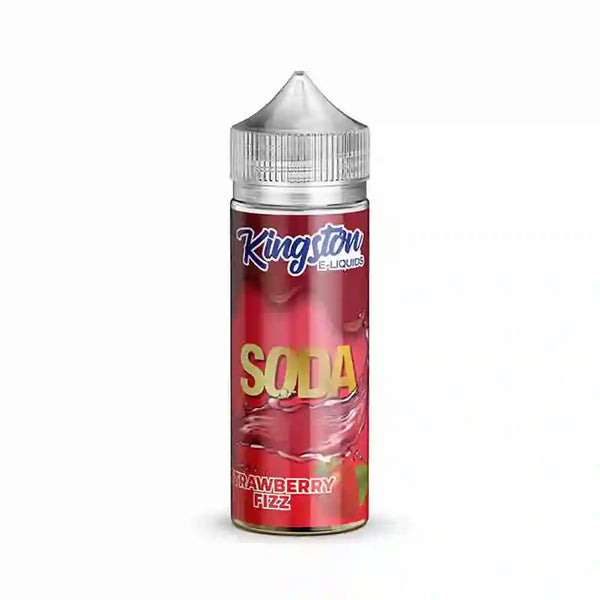 Kingston Soda Range 100ml Shortfill E-liquids Strawberry Fizz Vape Liquids United Kingdom