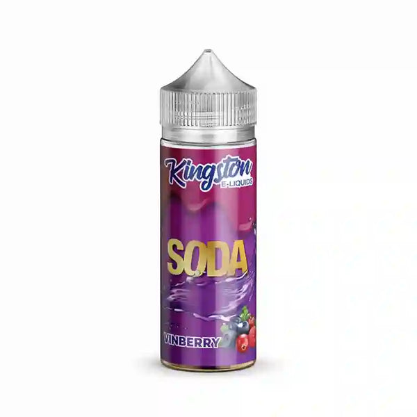 Kingston Soda Range 100ml Shortfill E-liquids Vineberry Vape Liquids United Kingdom