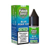Pukka Juice Nic Salt E-Liquids Box of 10 Blue Pear Ice / 10mg Vape Liquids United Kingdom