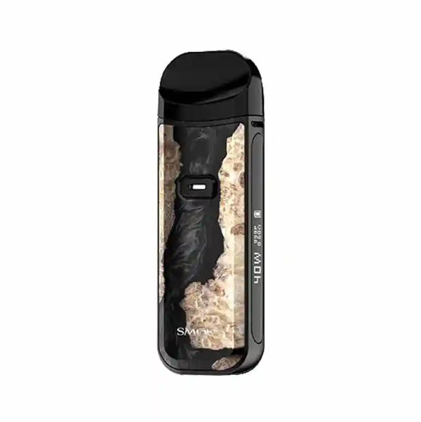 Smok Nord 2 Vape Pod Kits Black Stabilising Wood Vape Kit United Kingdom