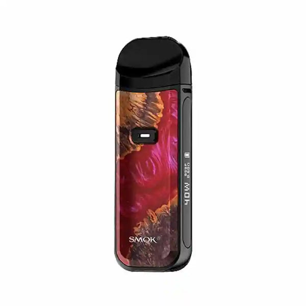 Smok Nord 2 Vape Pod Kits Red Stabilising Wood Vape Kit United Kingdom