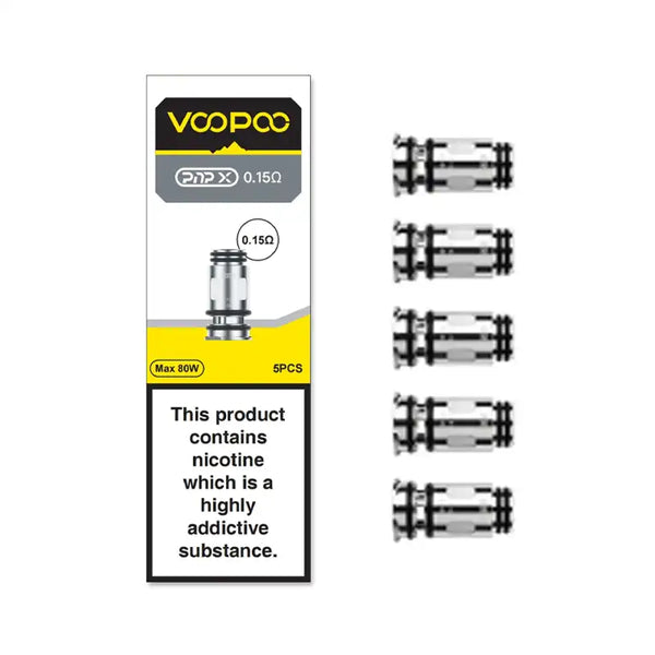 VooPoo PnP X Coils Replacement 0.15 Ohm Vape Coils United Kingdom