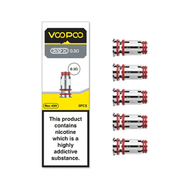 VooPoo PnP X Coils Replacement 0.3 Ohm Vape Coils United Kingdom